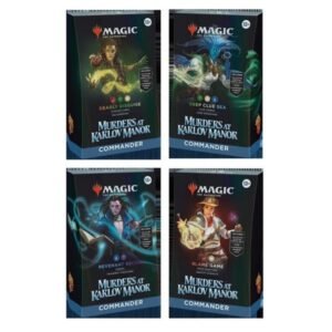 Magic The Gathering: Murders At Karlov Manor Set Of 4 Commander Decks