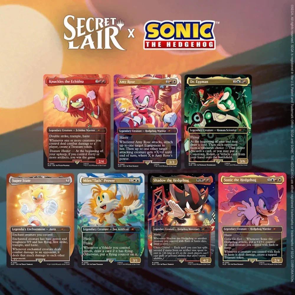 Magic The Gathering: Secret Lair - Sonic the Hedgehog Friends & Foes