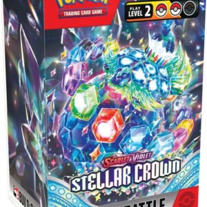 Alternative view of Pokémon Scarlet & Violet Stellar Crown Build & Battle Sealed Display