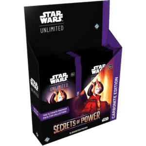 Star Wars Unlimited: Secrets of Power Carbonite Booster Display