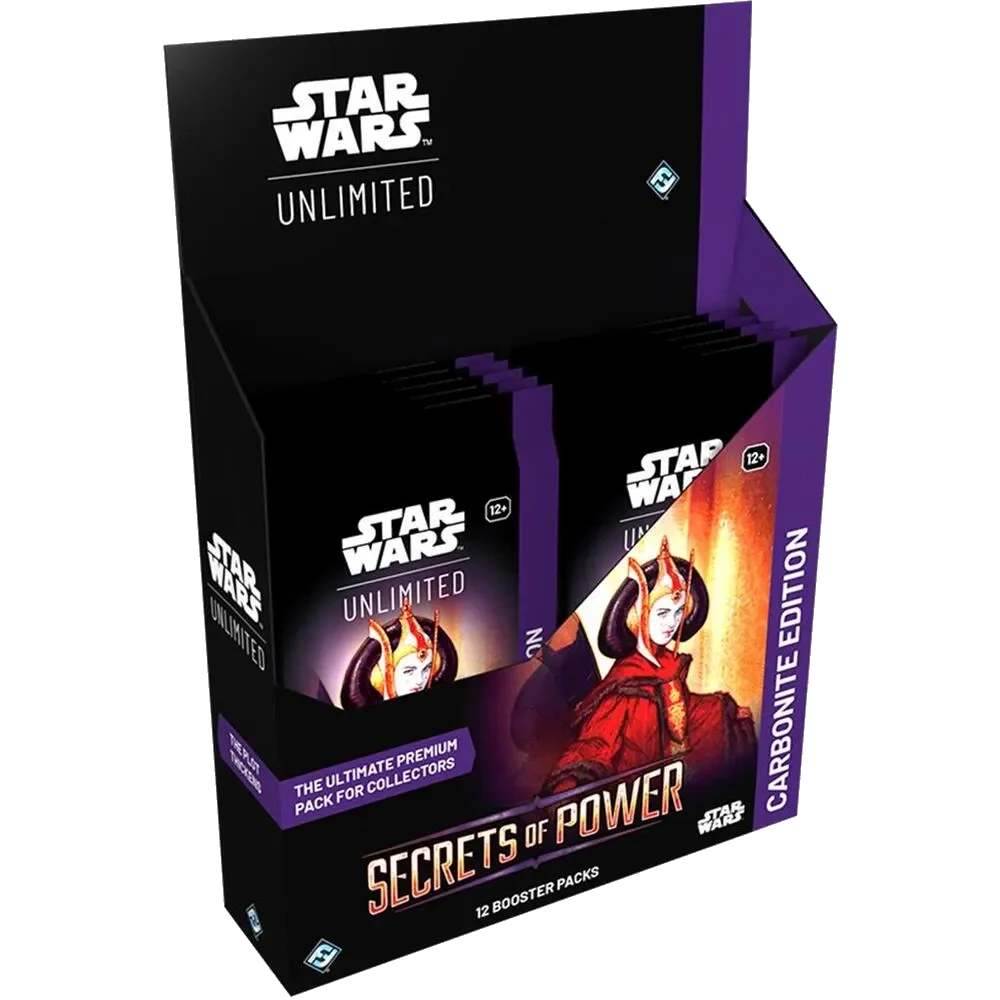 Star Wars Unlimited: Secrets of Power Carbonite Booster Display